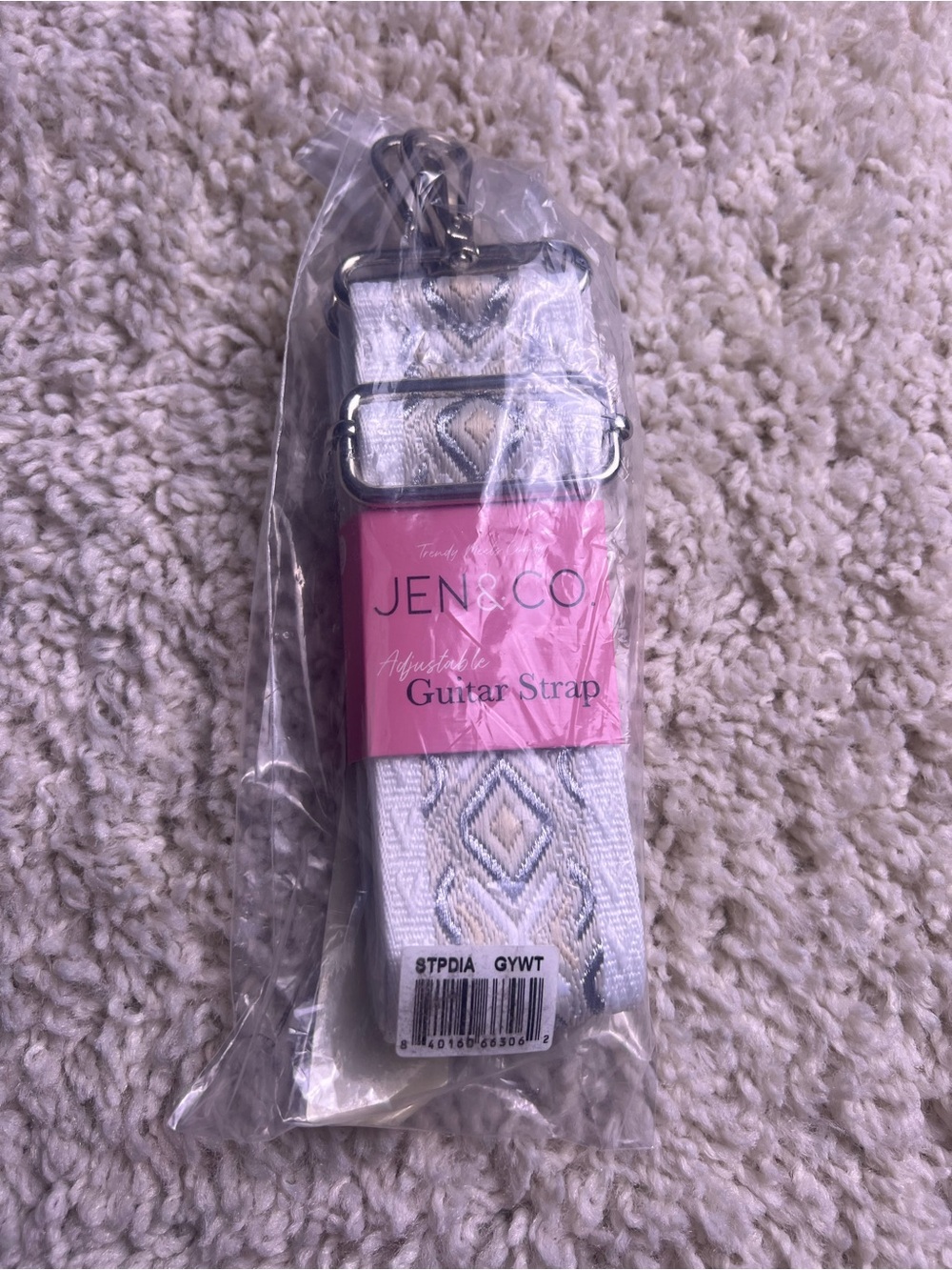 JEN& CO GUITAR PURSE STRAP NIP